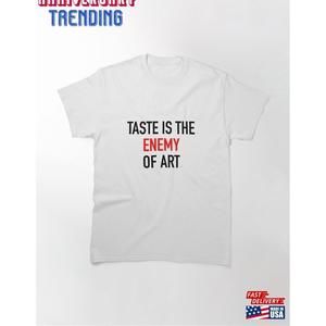 U2 The Fly Zoo Tv Taste Is Enemy Of Art V2 Classic Tshirt Unisex